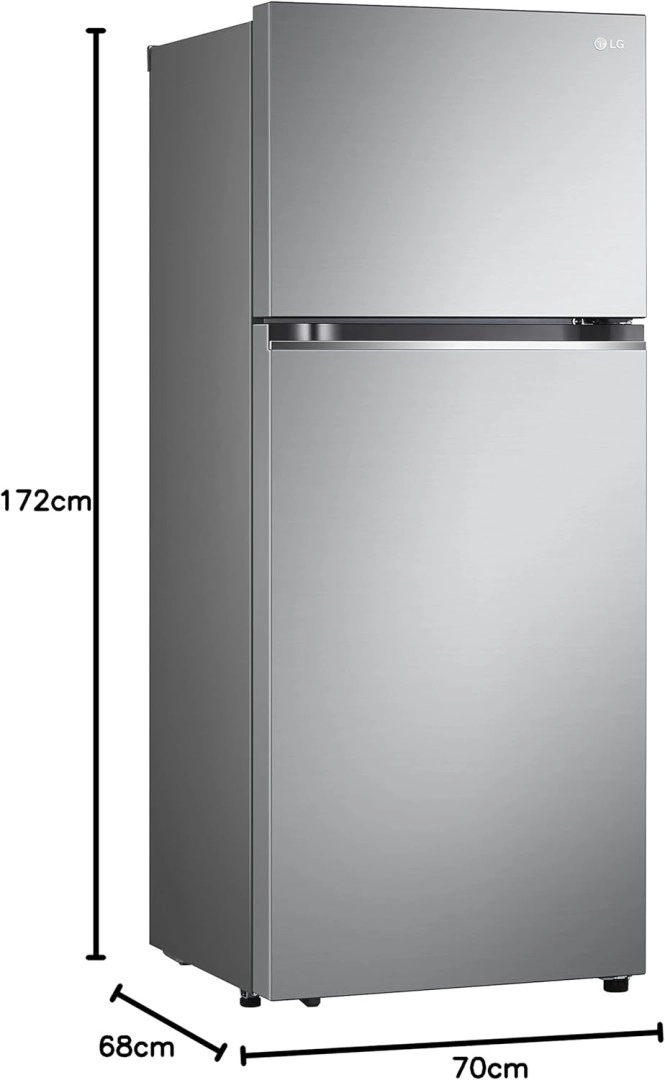 Холодильник LG GL-B282PMKB 266 л, серебристый