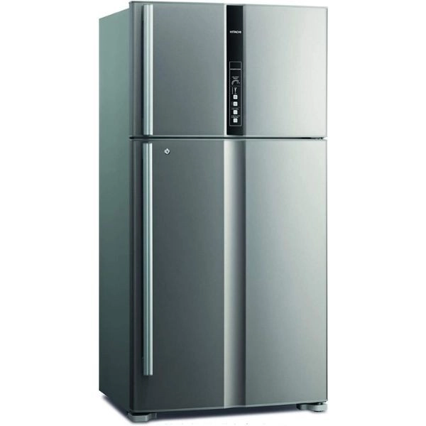 ثلاجة هيتاشي French Door سعة 820L ستانلس أسود (RV820PUK1K)