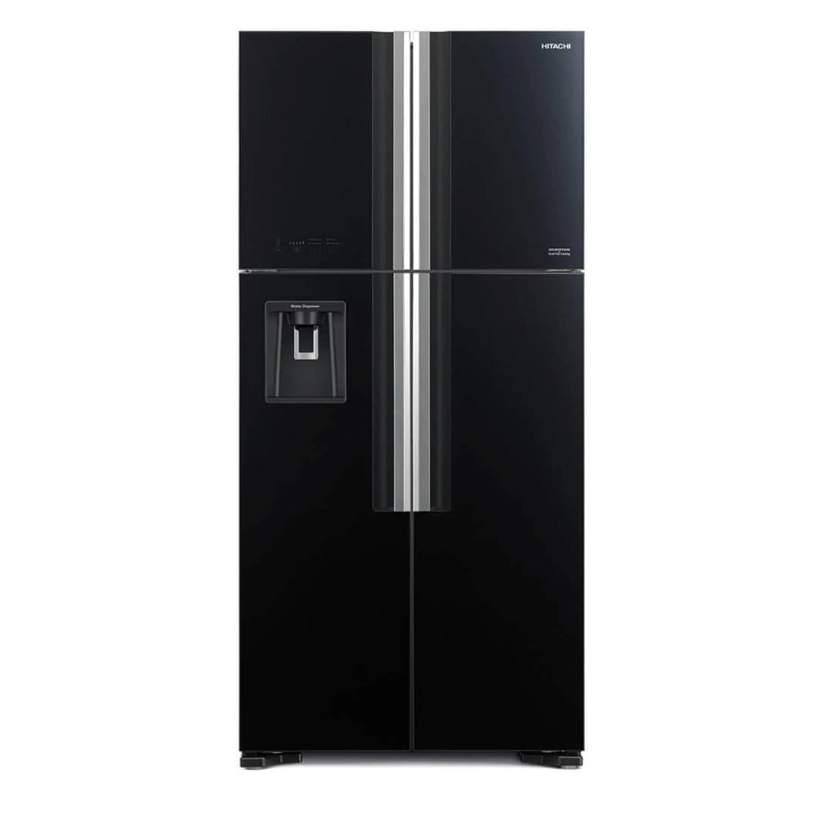 Холодильник Hitachi Side-by-Side 760L Черное стекло (RW760GBK)