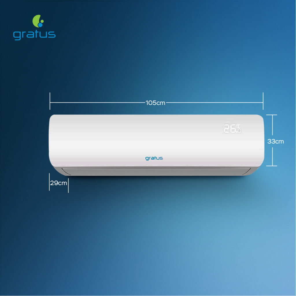 مكيف Gratus 30000 BTU R410a GSAC30TRS2