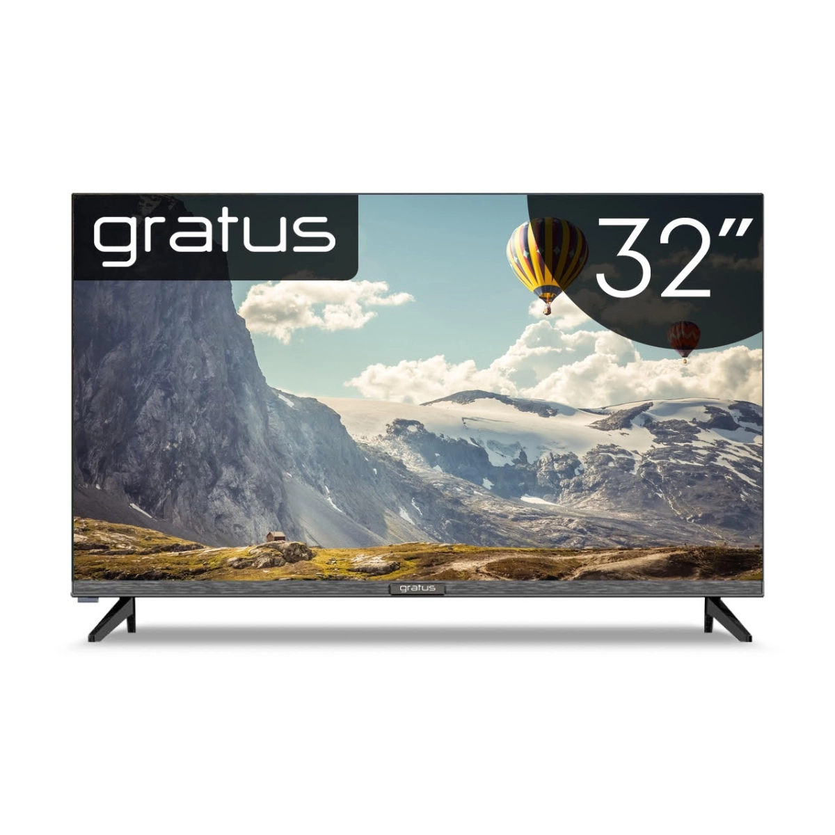 Gratus 32 inch Edgeless HD Smart TV Android  (LT32A524M)