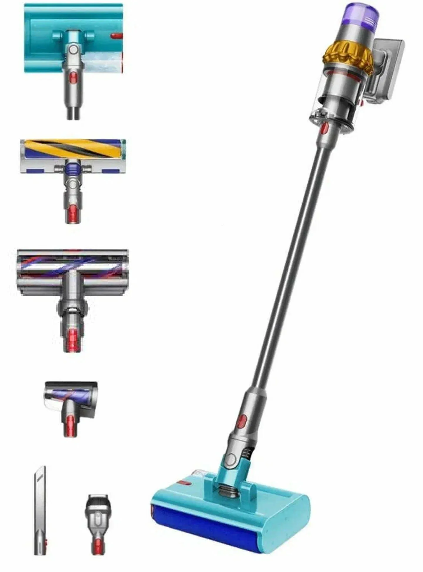 Vacuum  Dyson V15s Detect Submarine SV47 Yellow Nickel