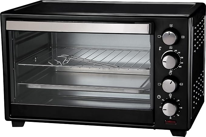 Электрическая мини-печь Gratus 48L 2000W с грилем и вертелом (GTC48NCGX2)