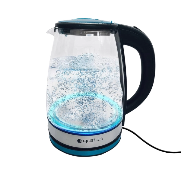 Gratus Borosilicate Glass Kettle LED 360° Cordless (GKSG1820AC)