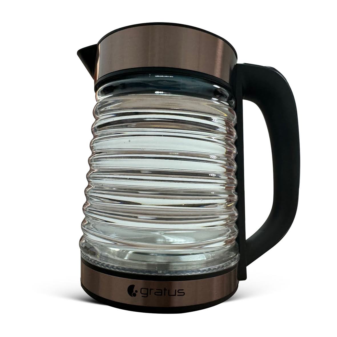 Gratus Premium Borosilicate Glass Kettle LED 360° Cordless (GKP3000)