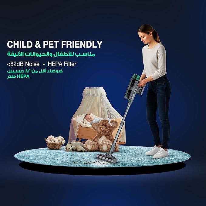 Green Lion Force Max Cordless Vacuum Cleaner 29000Pa