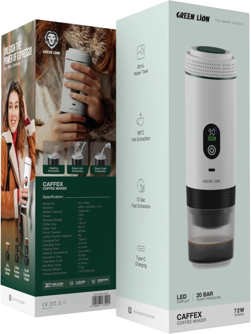 Green Lion CAFFEX Coffee Maker 72W