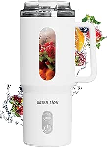 Green Lion Collapsible Portable Juicer 500ML - White