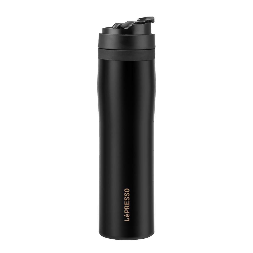 Портативный френч-пресс LePresso для кофе и чая 350ml (LPSPFPBK)