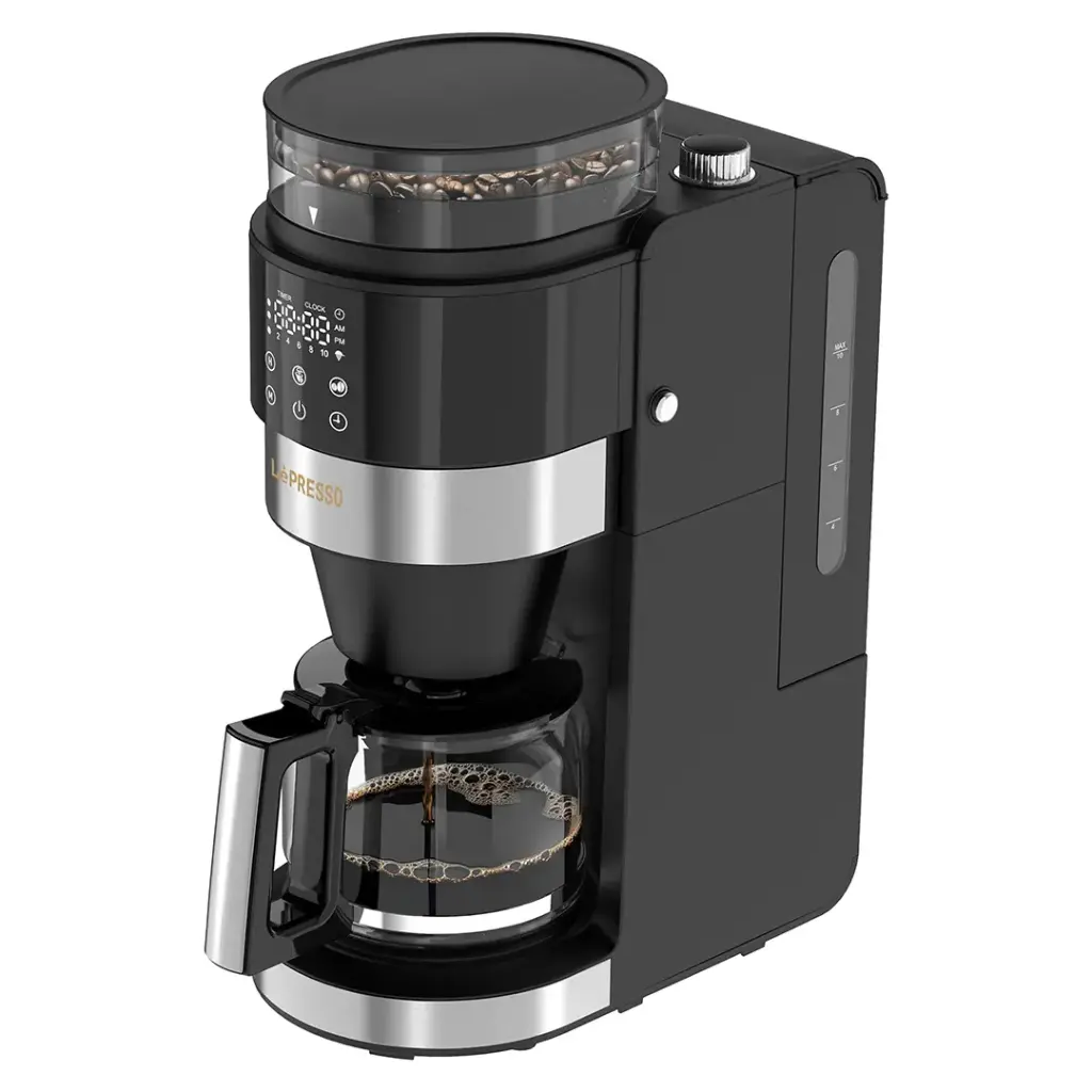 Кофеварка LePresso с кофемолкой 1.35L Digital Control (LPCFFM0043)