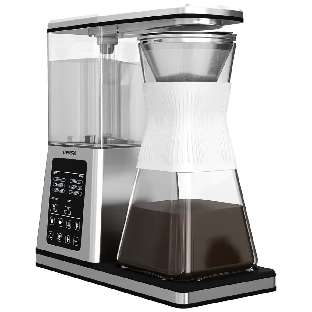 Капельная кофеварка LePresso Crystal Brew для кофе и чая 1.2L (LPCFM1236SI)