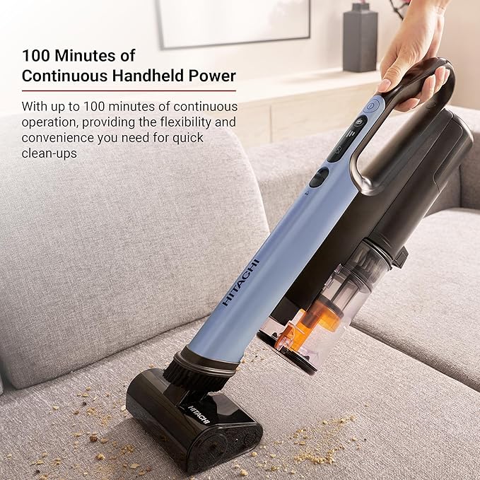 Hitachi Stick Vacuum Cleaner Blue (PV-XHE4PLMBGAE)