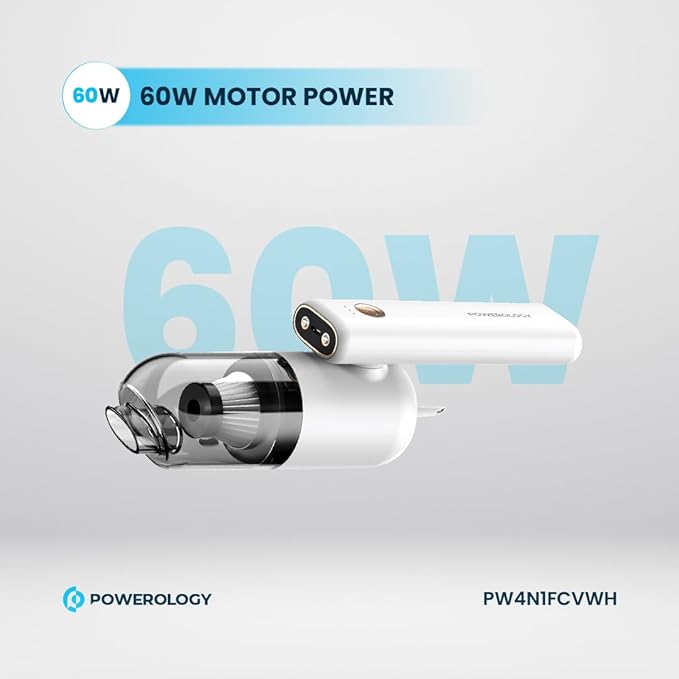 Powerology Cordless Vacuum Auto-Disposal Charging