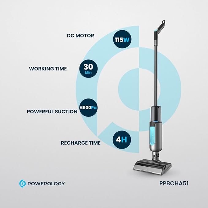 Powerology Dual Design Cordless Vacuum & Mop
