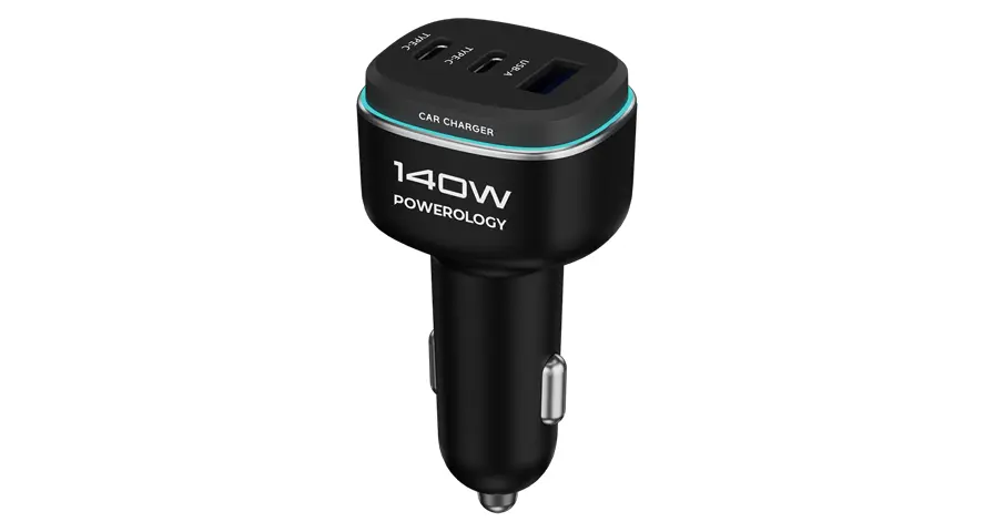 Автомобильное зарядное устройство Powerology 140W Triple-Port