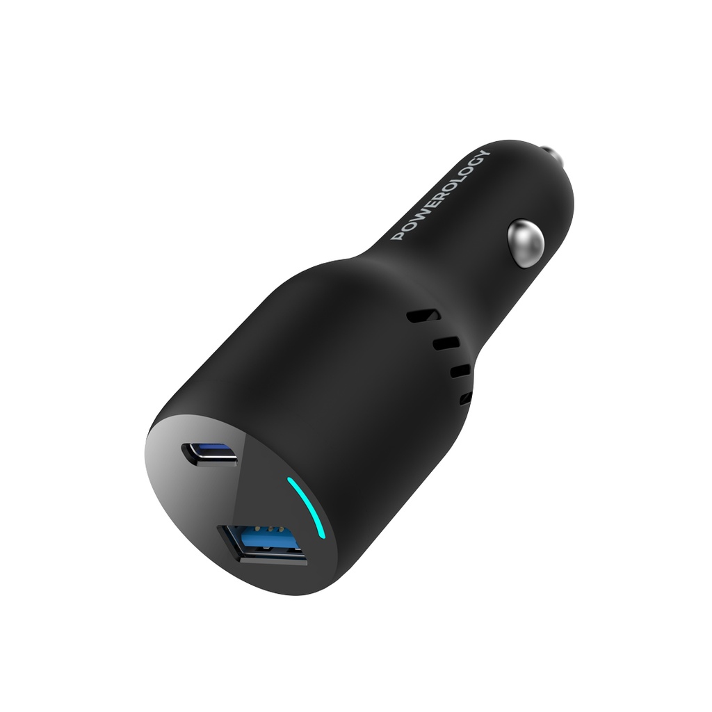 Автомобильное зарядное устройство Powerology Type-C PD 65W