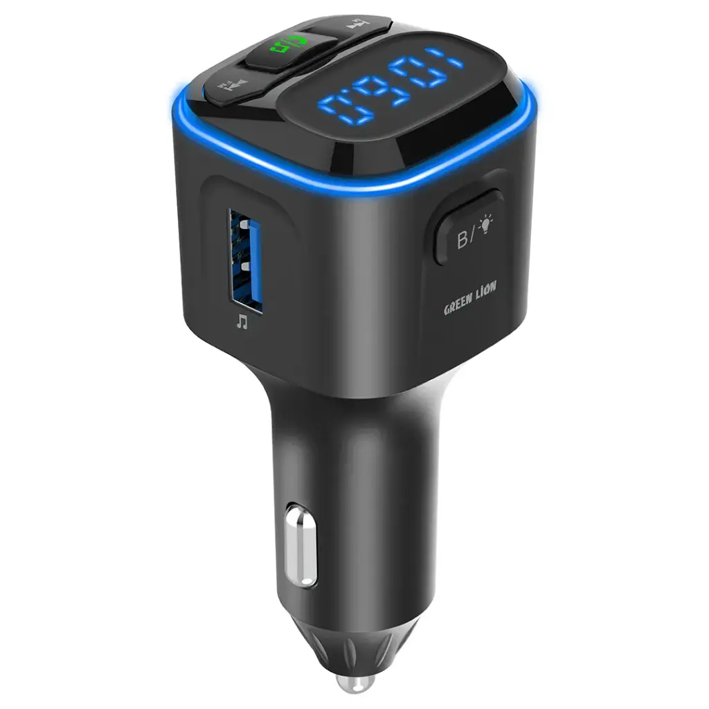 Автомобильное зарядное устройство Green Lion FM Transmitter Dual-Port 36W