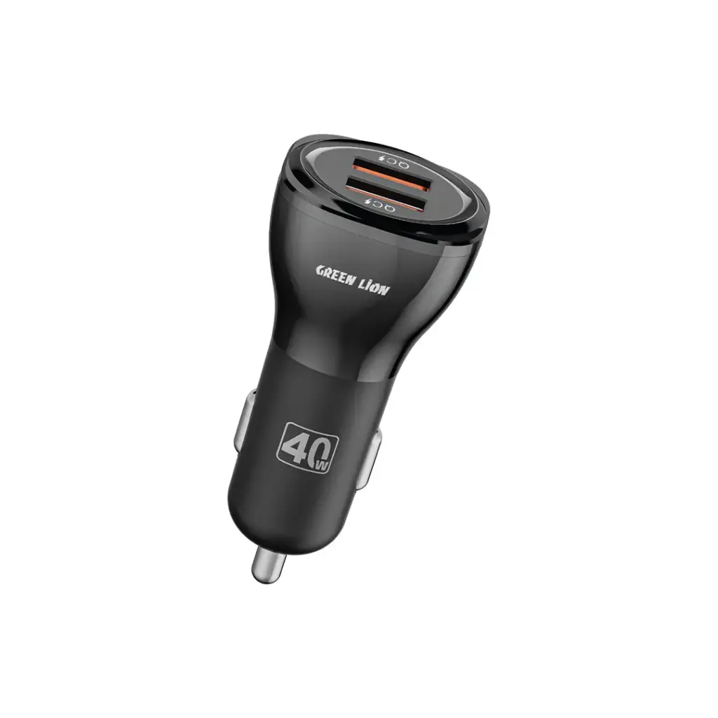 Green Lion Dual QC3.0 Car Charger 40W (QC 20W2)