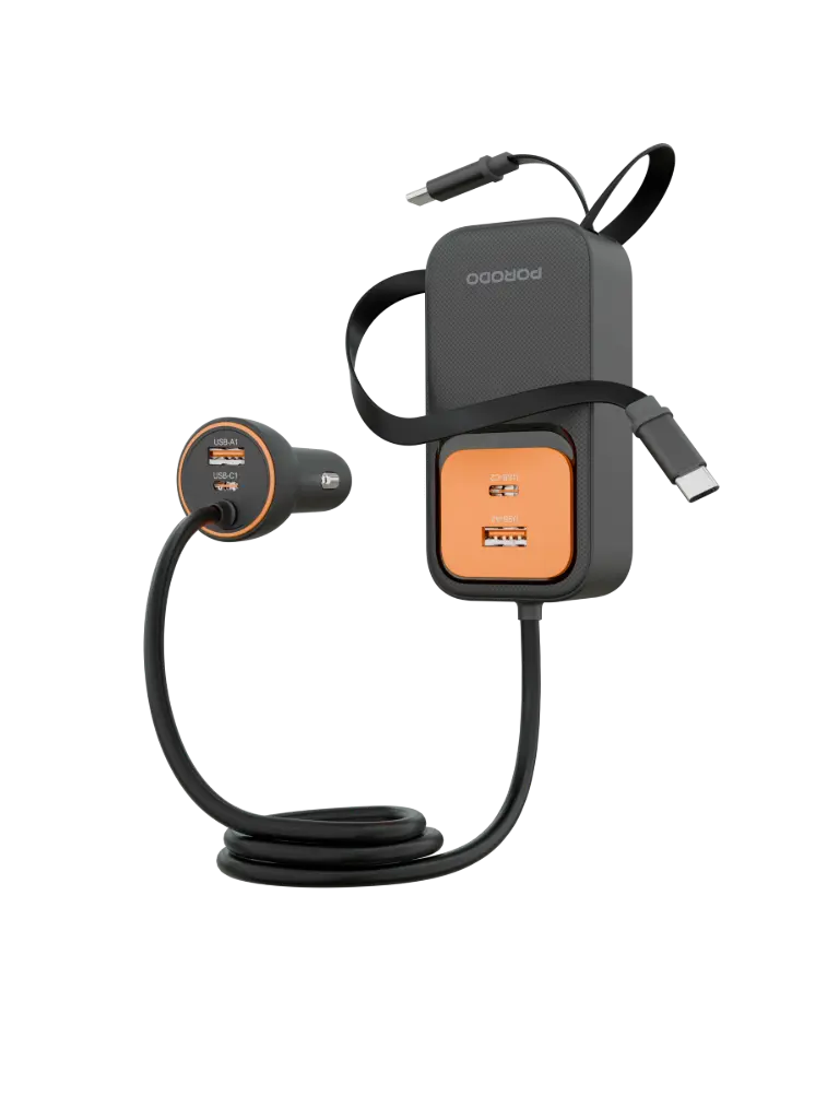 شاحن سيارة Porodo ENZO Multi-Port