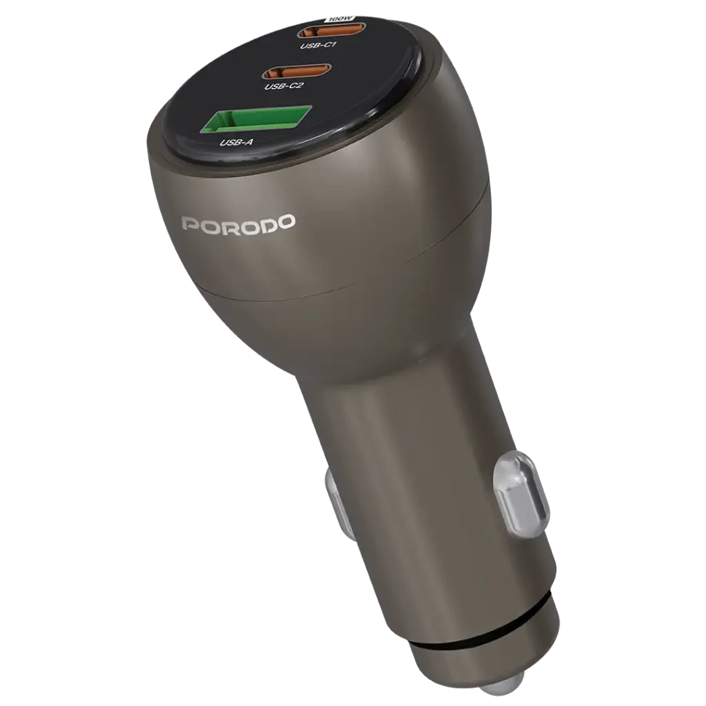 Porodo Valtro Multi-Port Car Charger
