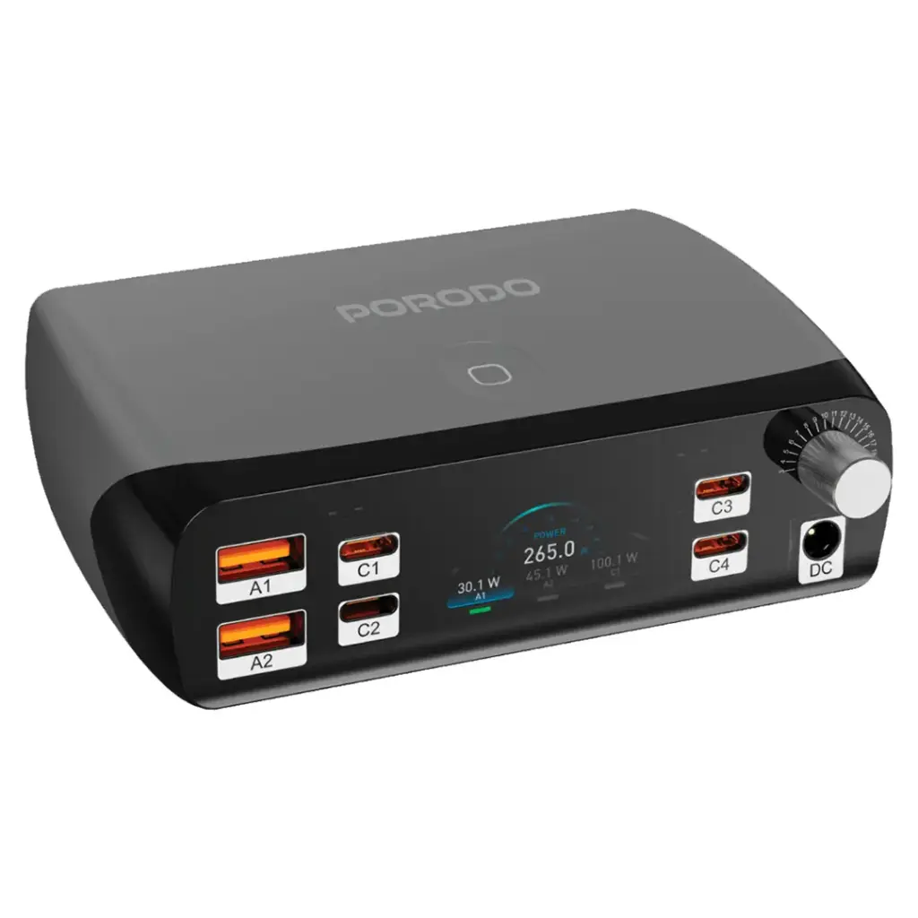 محطة شحن Porodo PowerGate ذكية