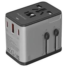 Porodo محول سفر عالمي Mega Volt