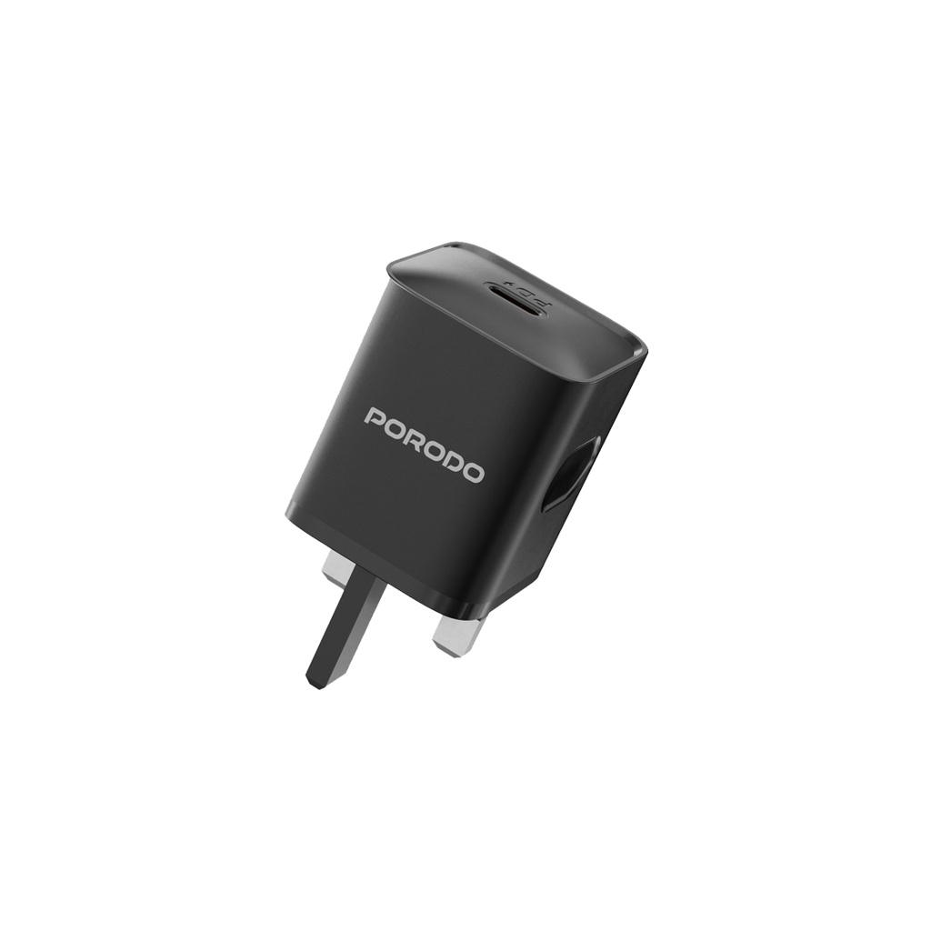 Porodo شاحن جداري محمول USB-C