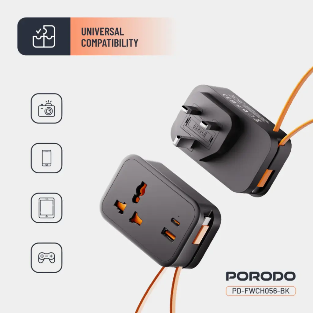 Porodo مقابس حائط عالمية