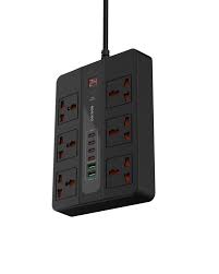 Porodo سوبر هب متعدد 4 USB-C / 2 USB-A طقم منزلي ومكتبي 3م