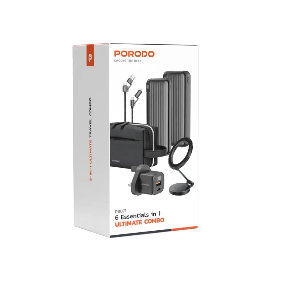 Porodo مجموعة أساسيات 6 في 1