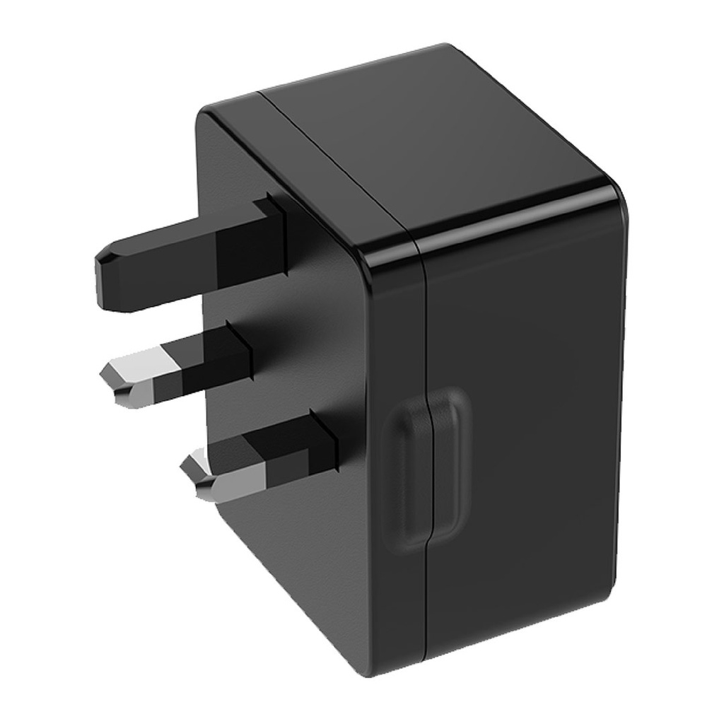 شاحن Powerology Ultra-Quick 20W PD & QC ثنائي المنافذ (36W)