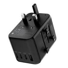 محول سفر Powerology GaN 65W متعدد المنافذ