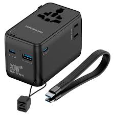 محول سفر Powerology 2500W مع بنك طاقة 4000mAh