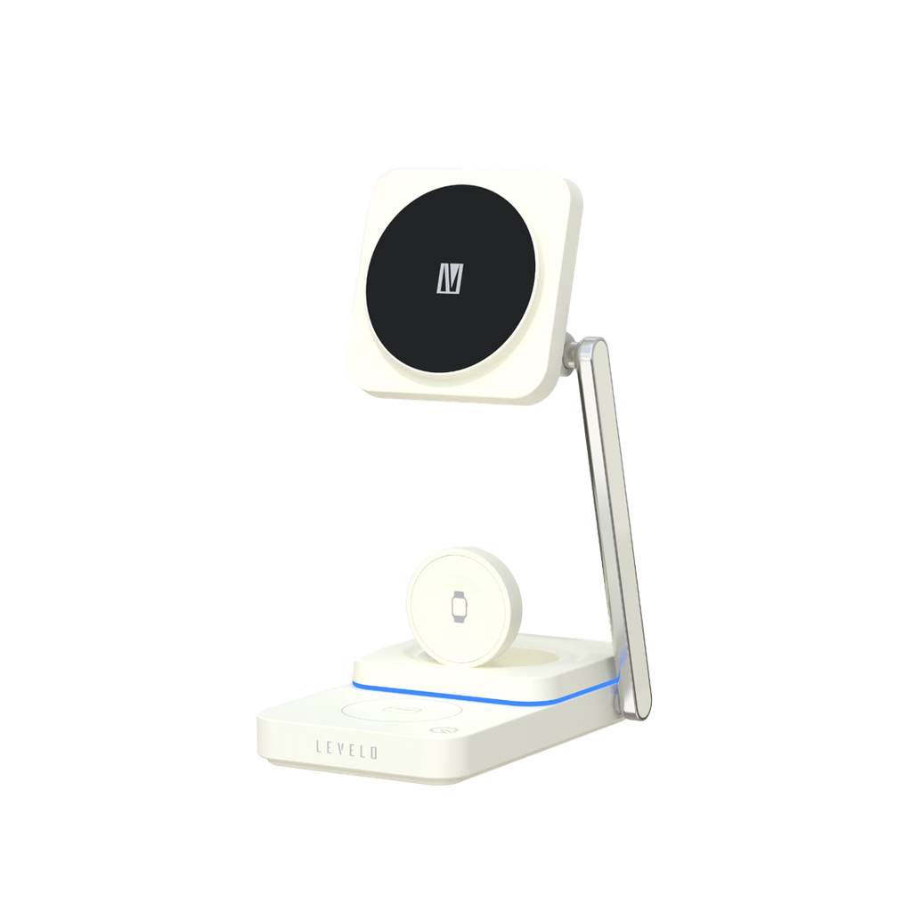 شاحن لاسلكي Levelo Aurora 3 في 1