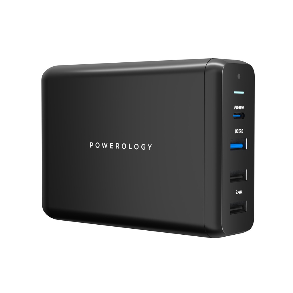 Powerology 4-output 75W fast charging station