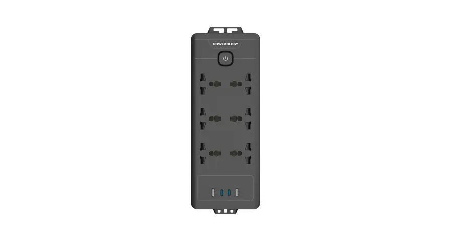Powerology مشترك كهربائي 6 AC بقدرة 2500W