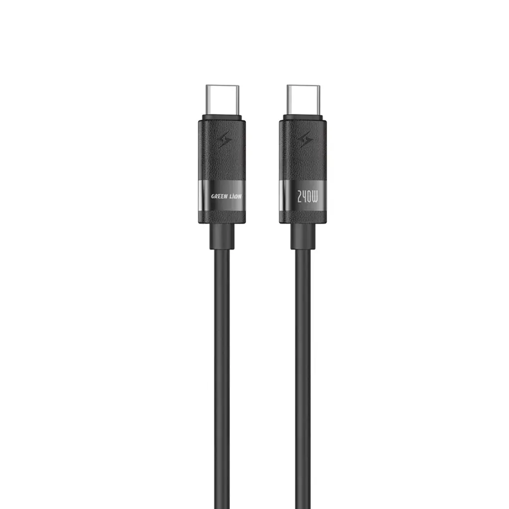 كابل Green Lion Matte Silicone بطول 1 متر USB-C إلى USB-C 240 واط