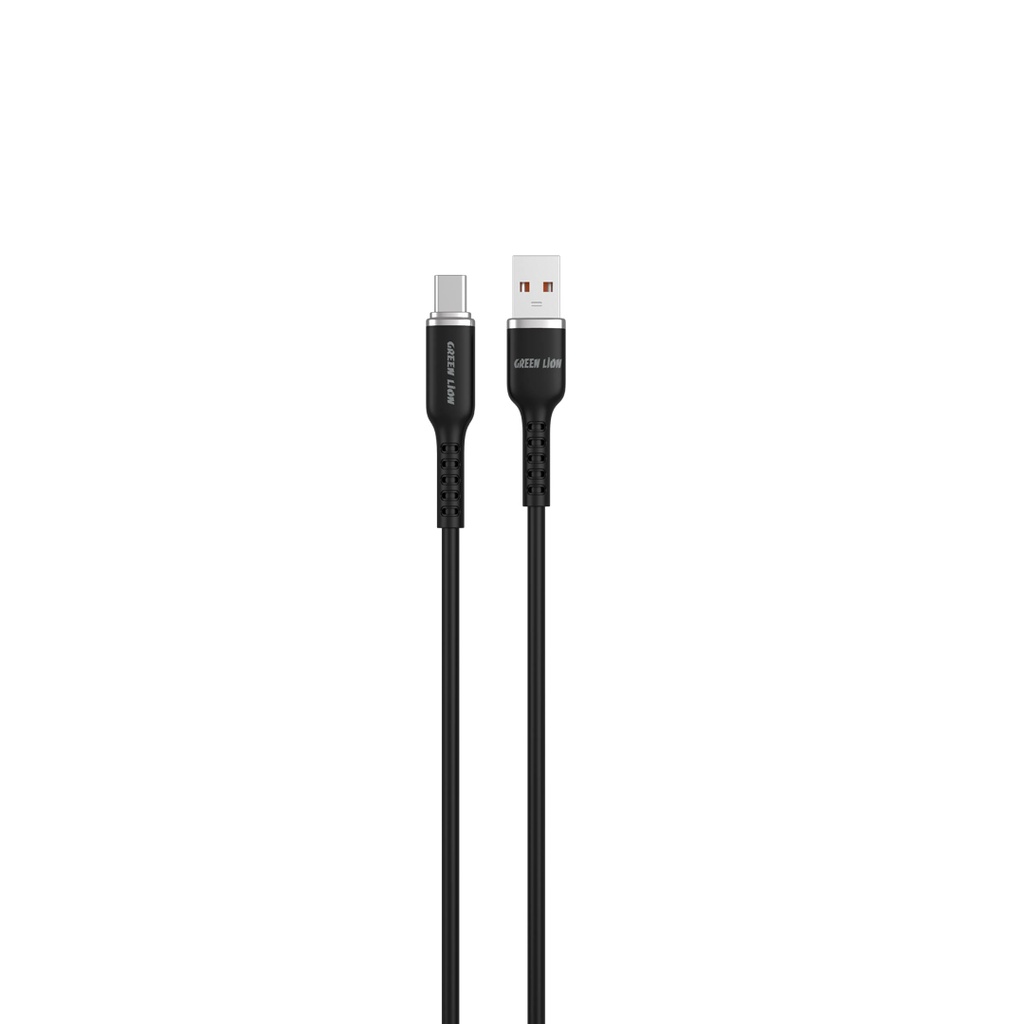 كابل Green Lion USB-A إلى USB-C سيليكون بطول 1 متر 15 واط