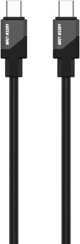 كابل Green Lion USB-C إلى USB-C سيليكون بطول 1 متر 60 واط
