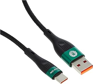 كابل Green Lion USB-A إلى USB-C مضفر