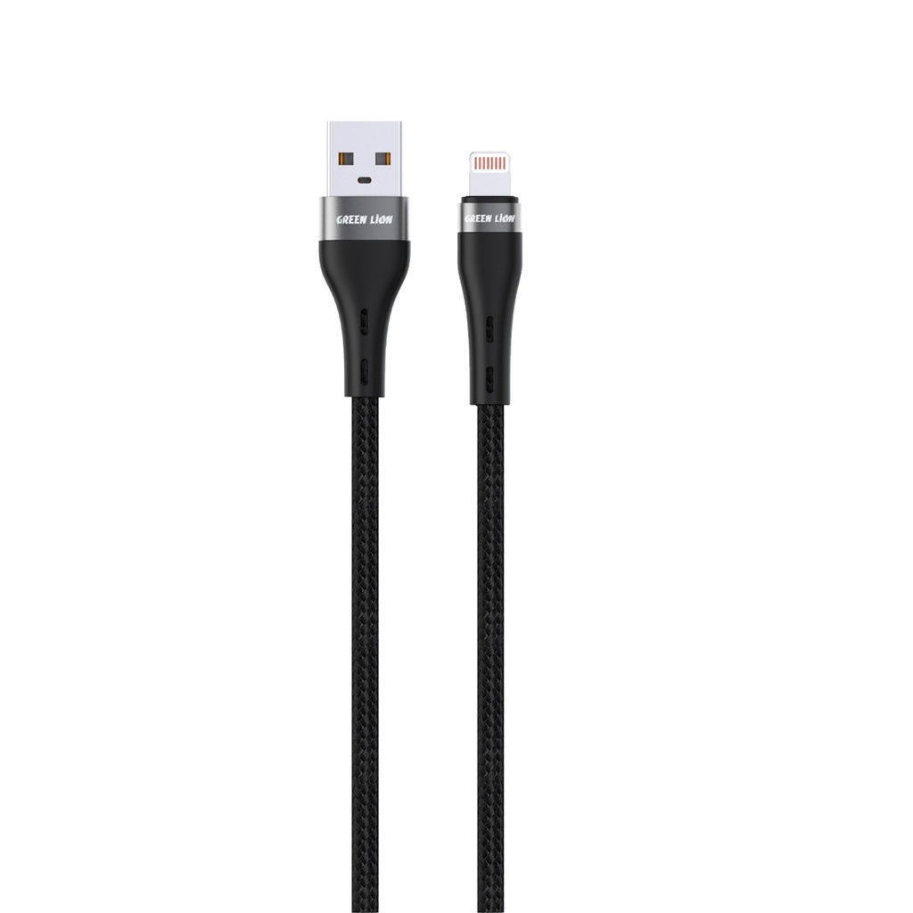 كابل Green Lion USB-A إلى Lightning مضفر