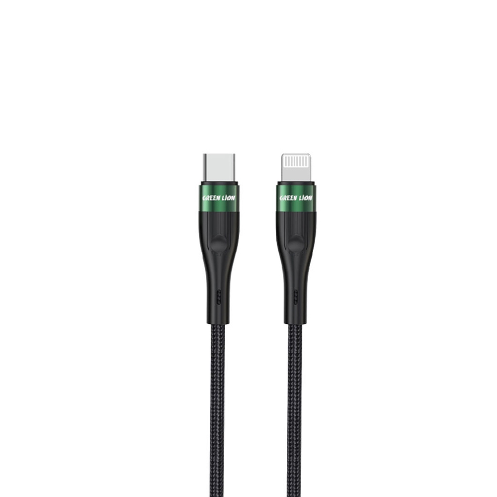 كابل Green Lion USB-C إلى Lightning مضفر
