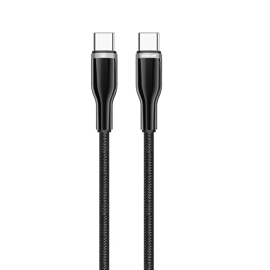 كابل Green Lion USB-C إلى USB-C مضفر Zinc Alloy