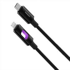 Porodo LED Плетёный USB-C - Lightning Кабель Зарядки и Данных PD 27W