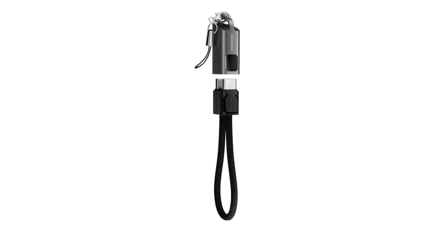 Porodo ChargeLoop Брелок Кабель USB-C - USB-C Для Данных
