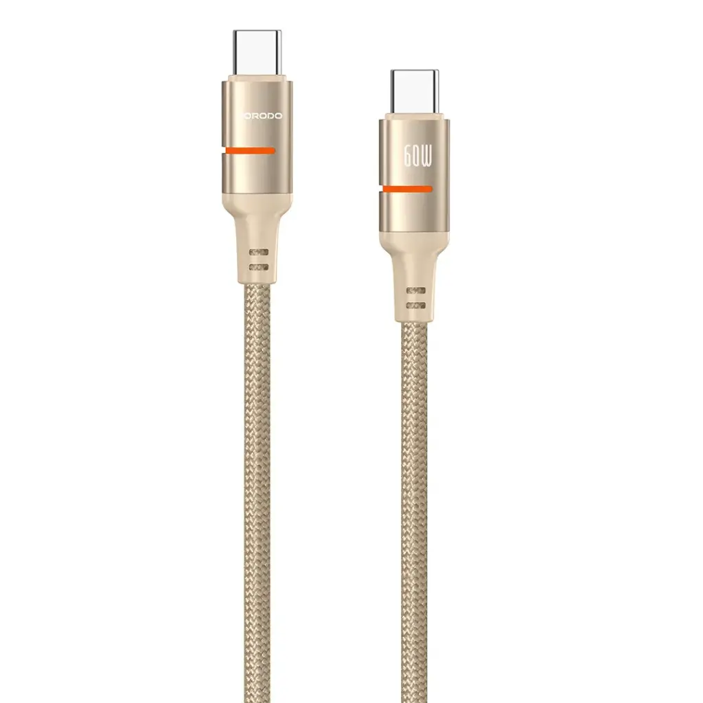 Porodo USB-C - USB-C LED Кабель