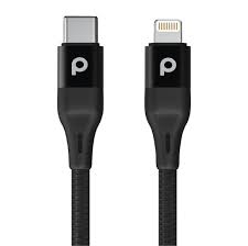 Porodo Алюминиевый Плетёный Кабель USB-C - Lightning
