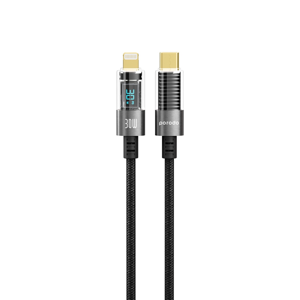 Porodo Плетёный Кабель USB-C - Lightning