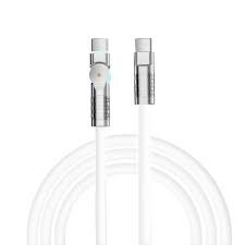 Porodo كابل USB-C إلى USB-C عالي السرعة موصل دوّار شحن سريع ونقل بيانات 1م