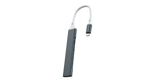 Porodo موزع USB-C ألومنيوم متعدد المنافذ بسرعة 5Gbps